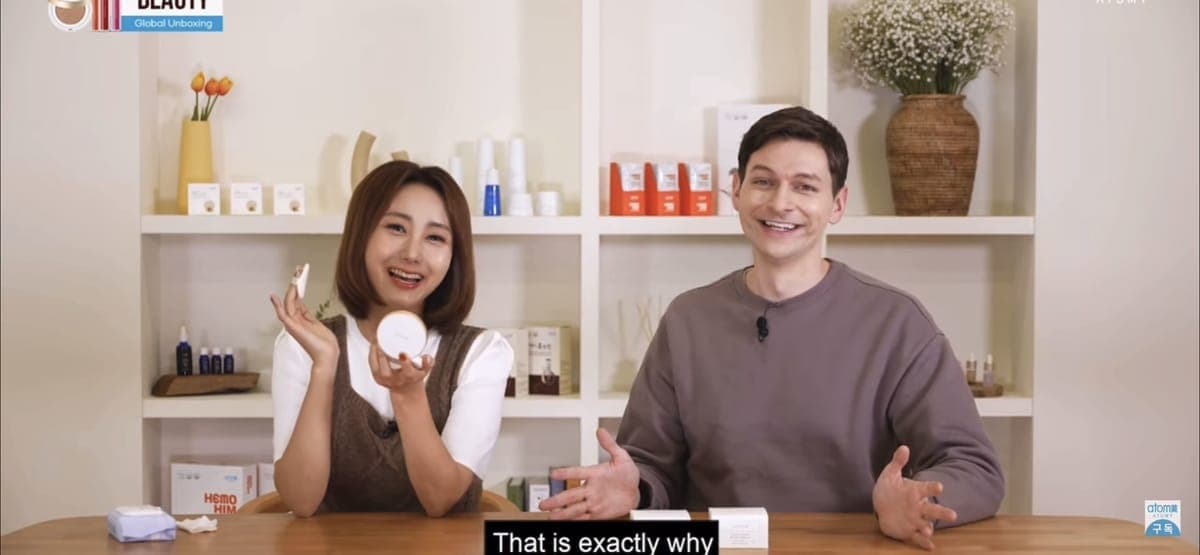 글로벌 기업 영어 쇼호스트 제품 영상 촬영